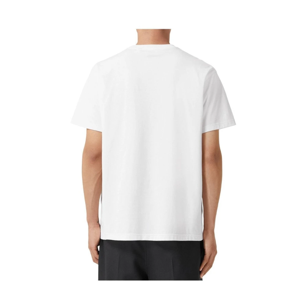 Burberry Konijn Logo T-shirt White Heren