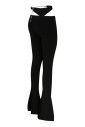 black-cut-out-flared-trousers