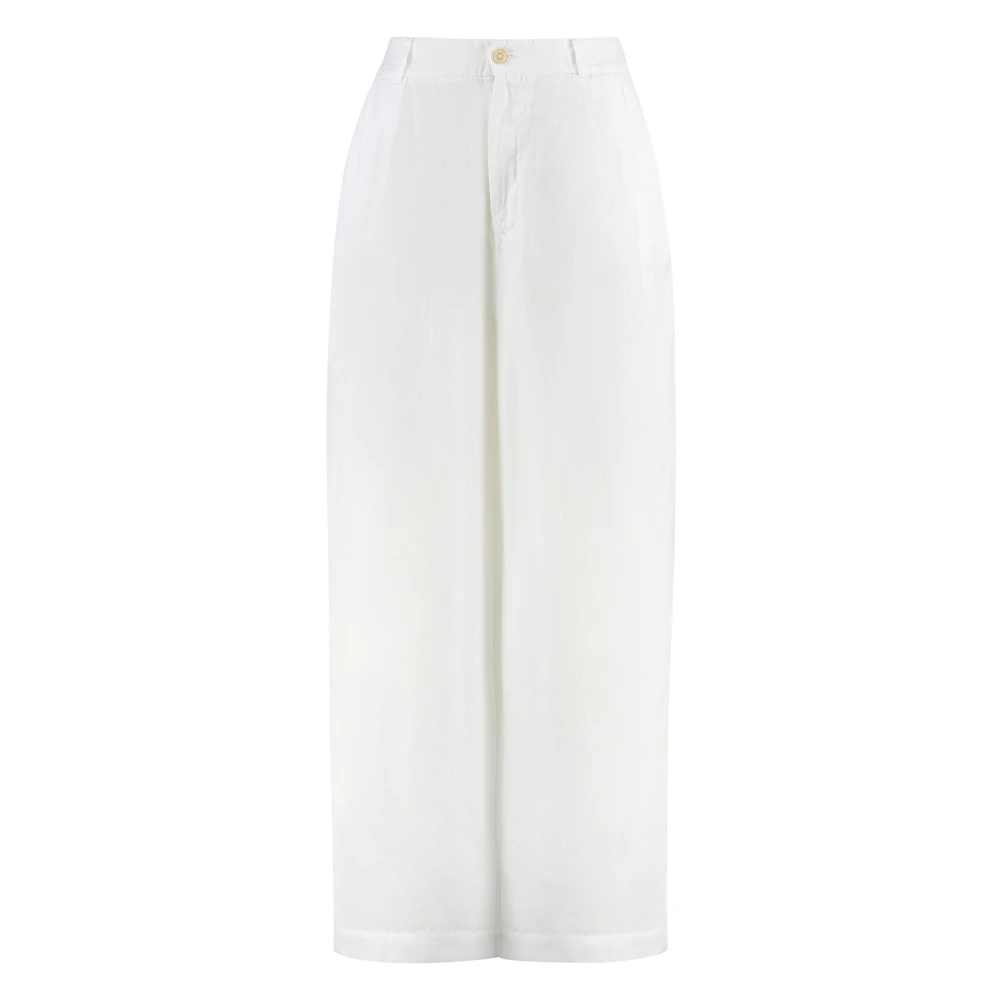 Trousers > Straight Trousers - - 120% Lino - Modalova