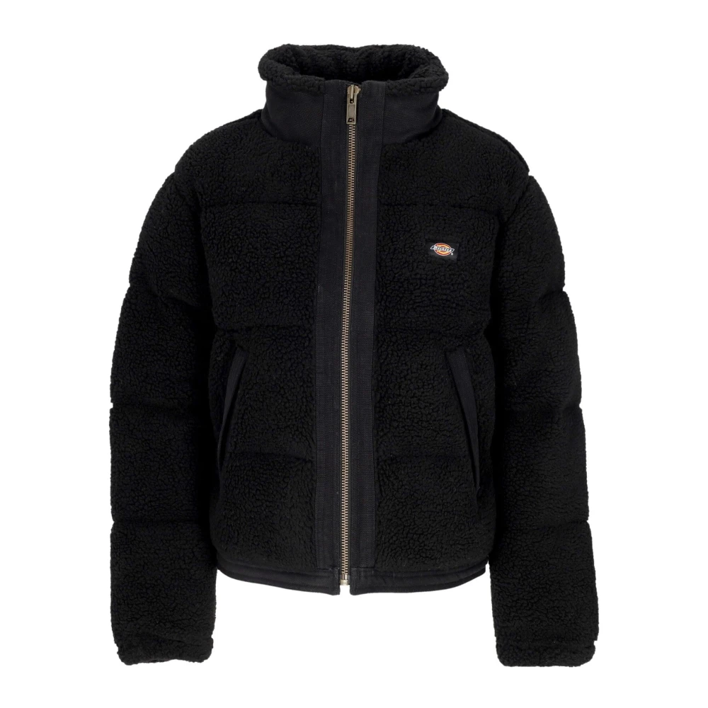 Dickies Sherpa Puffer Jas Zwart Dames Black Dames