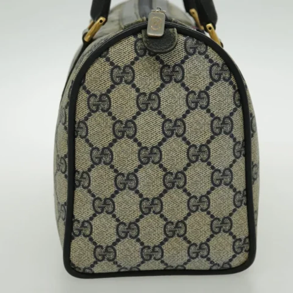Gucci Vintage Pre-owned Leather gucci-bags Blue Dames
