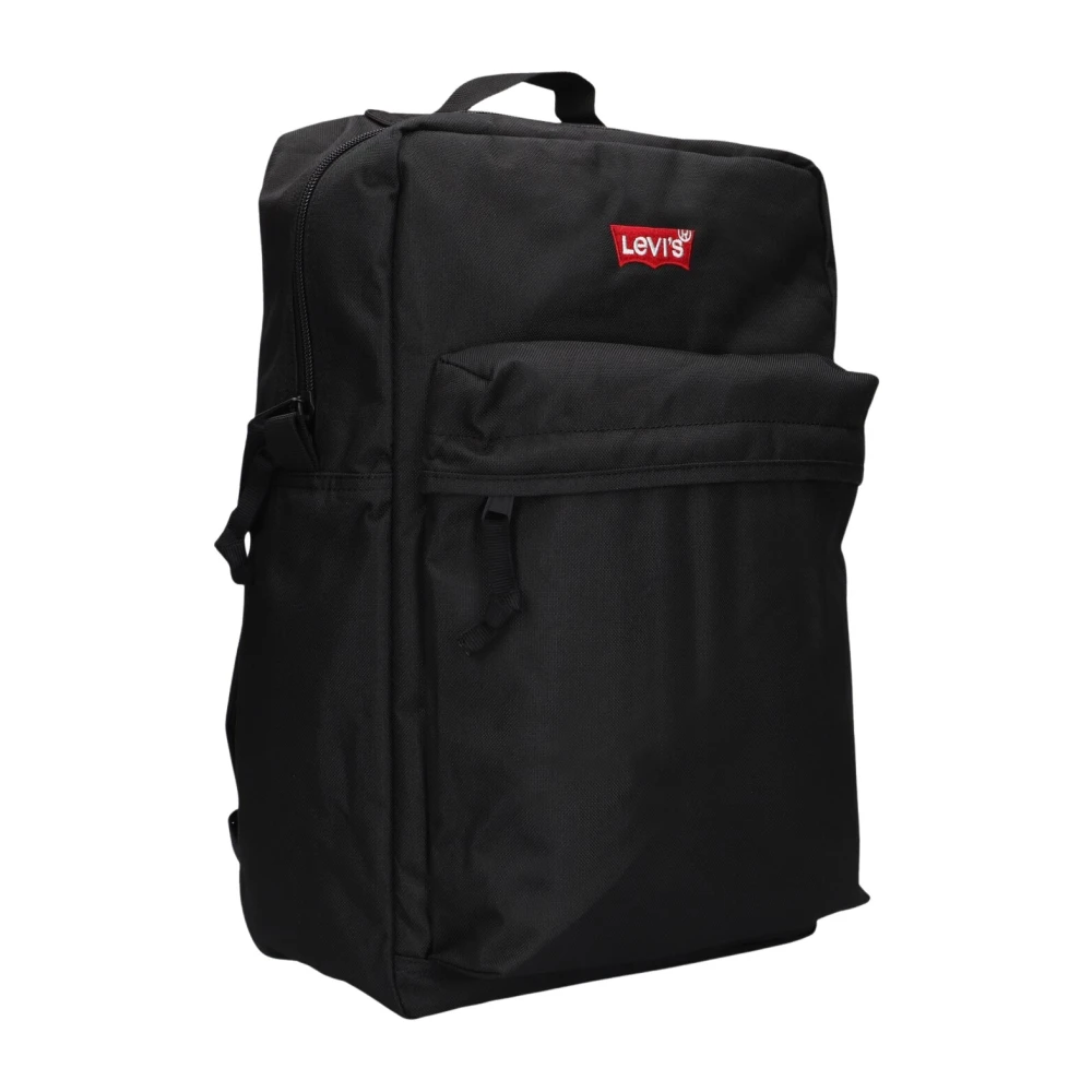 Levi's Mannelijk Zwart Tassen Heren, One Size, L-Pack Rugzak