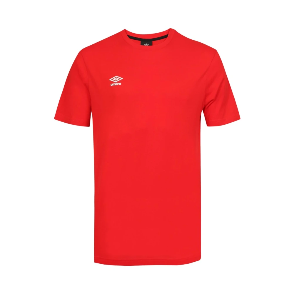Umbro Teamwear Katoenen T-shirt Red Heren