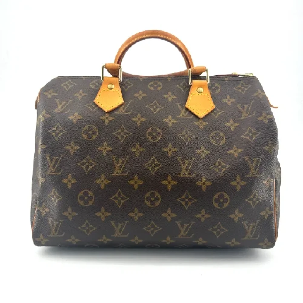 Louis Vuitton Vintage Pre-owned Cotton louis-vuitton-bags Brown Dames