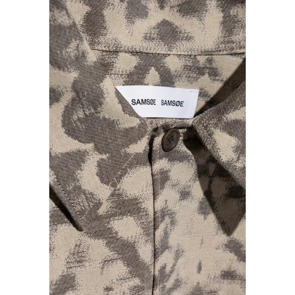 Samsøe Sacastor X overshirt 15200 Kaleidoscope Gray Heren