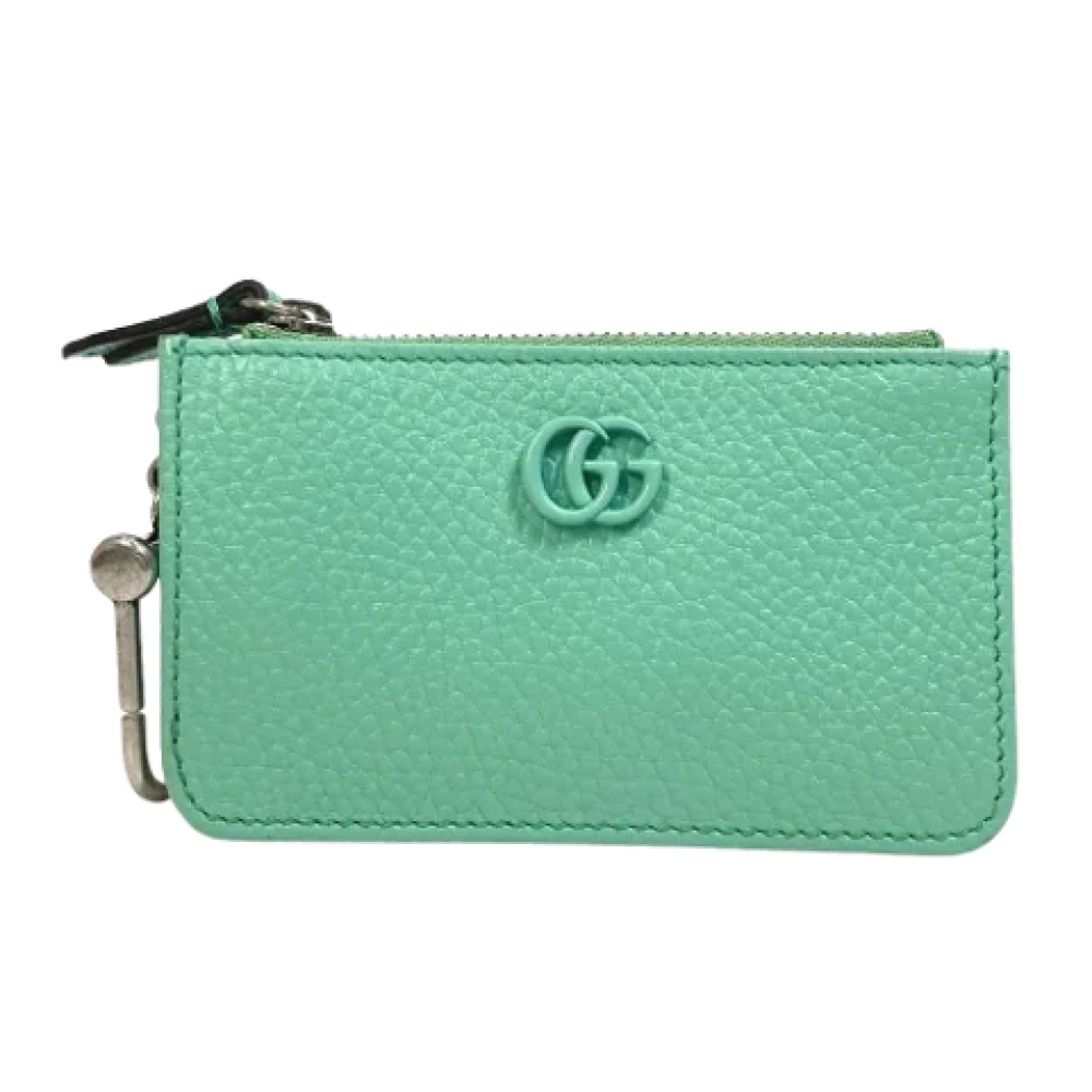 Gucci Vintage Pre-owned Leather wallets Green Dames
