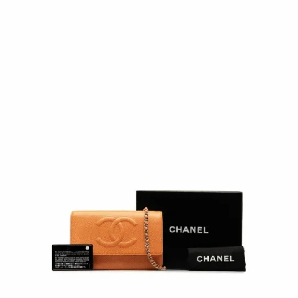 Chanel Vintage Pre-owned Fabric chanel-bags Brown Dames
