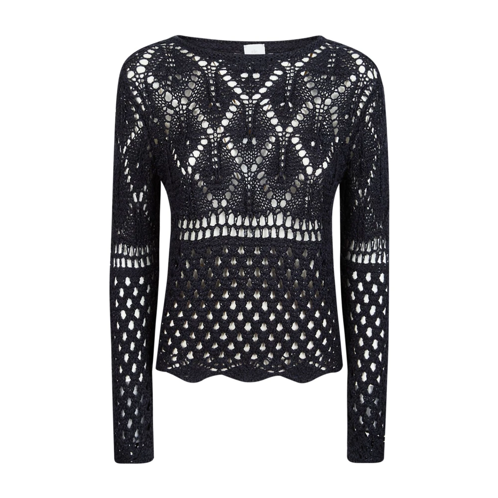 Eleventy Donna Blu Maglie, M, New,