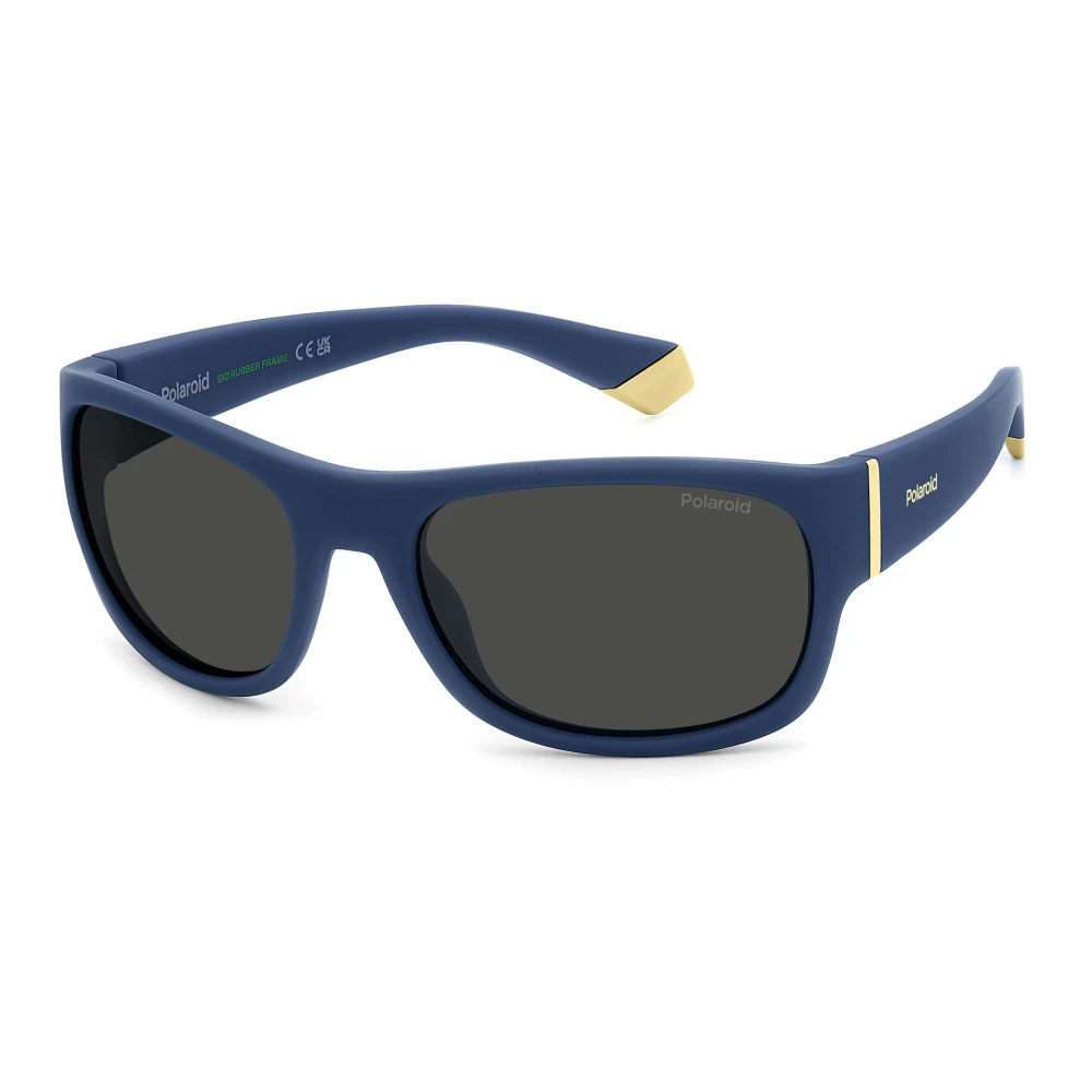 Polaroid Unisex Blue Sunglasses, 54 Mm, /Grey Polarized Sunglasses