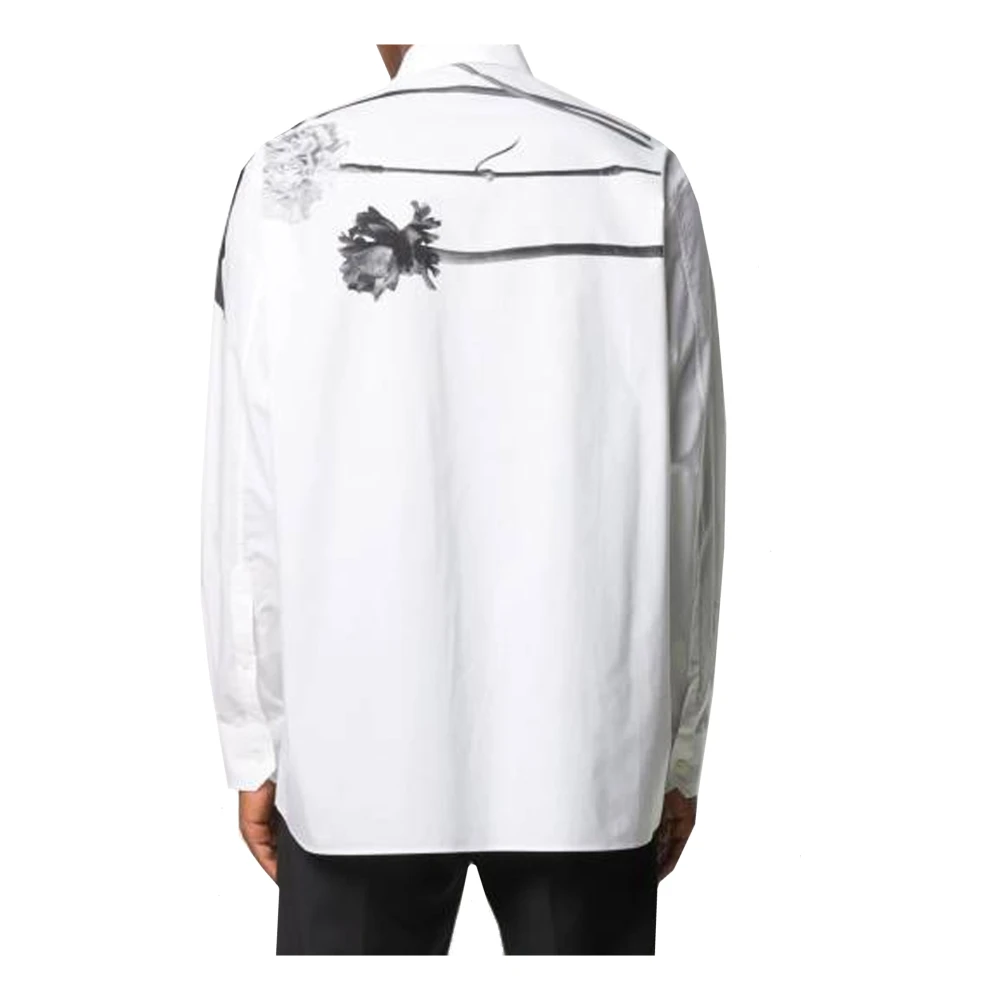 Valentino Klassiek Wit Katoenen Overhemd voor Heren White Heren