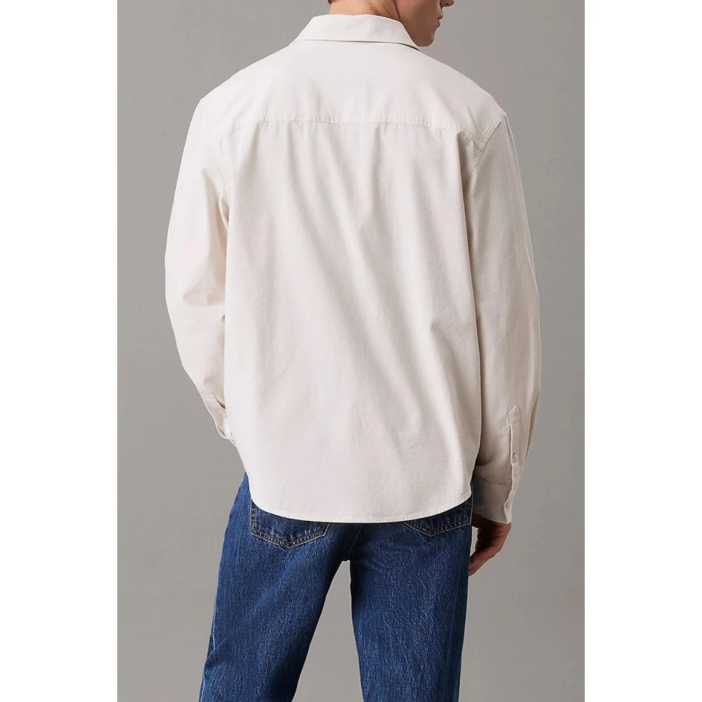 Calvin Klein Jeans Stijlvolle Denim Jeans Collectie Beige Heren