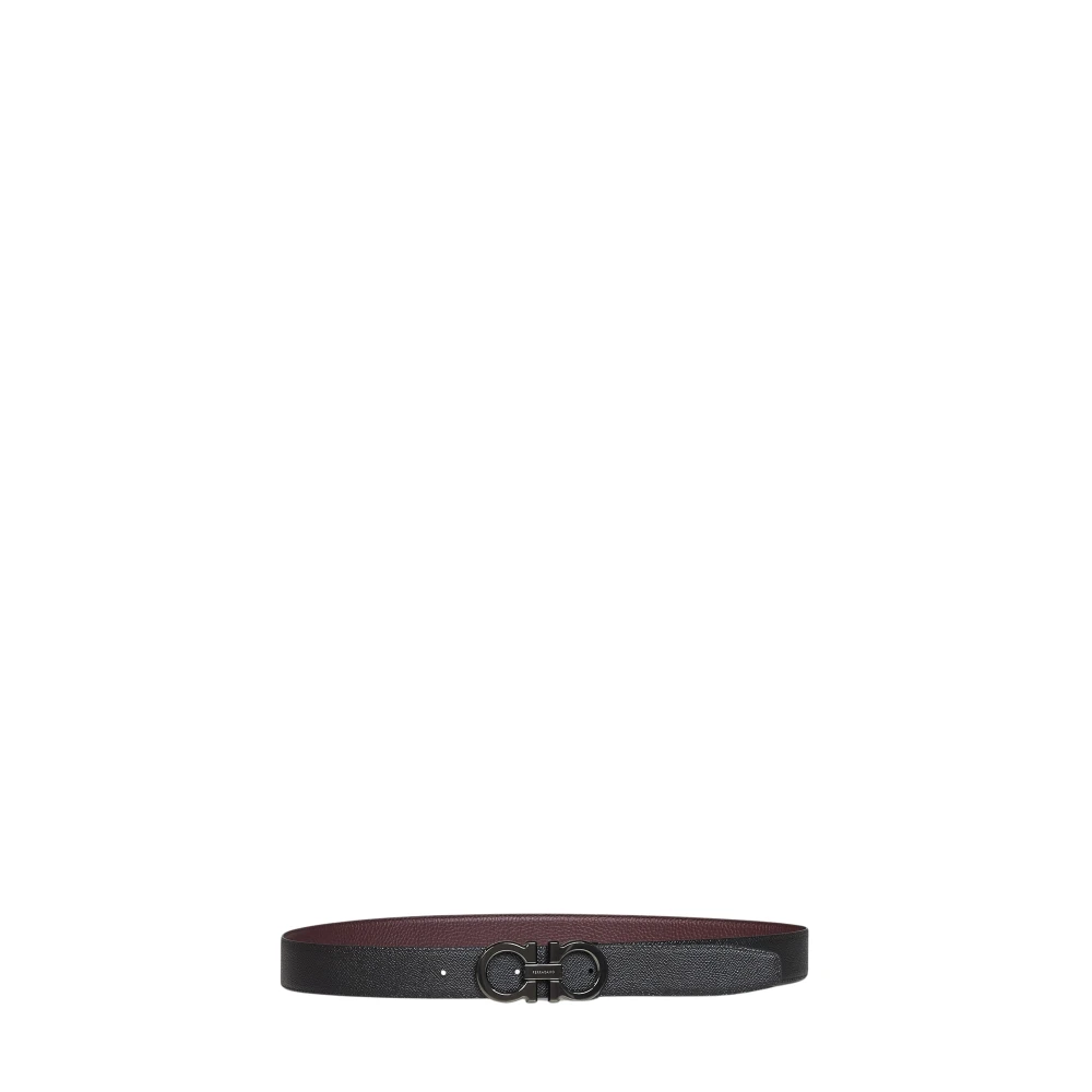 Ferragamo Double Adjus Belt - Male - Belts - Brown - 105 Cm - Accessories