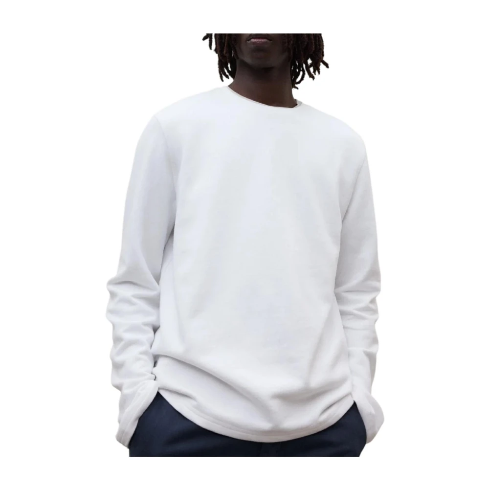Ecoalf Men's White Sustano Sweatshirt - Sweatshirts - Xl - Sweatshirts & Hoodies