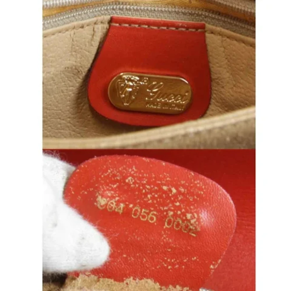 Gucci Vintage Pre-owned Leather clutches Red Dames