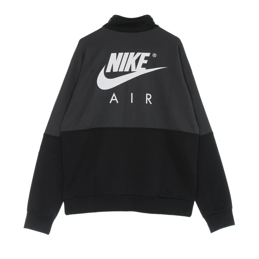 Nike Poly Knit Trainingsjack Zwart Wit Black Heren