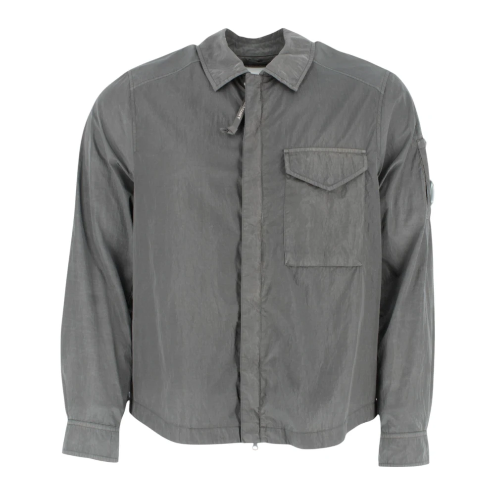 C.P. Company Grå Overshirt Kappor Gray, Herr