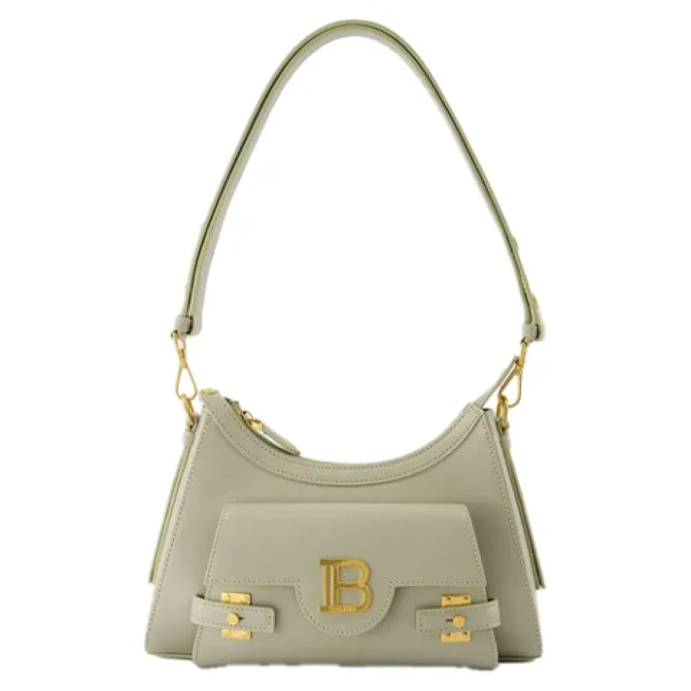 Balmain Leather crossbody-bags Green Dames
