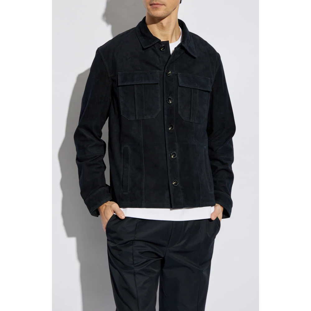 Zadig & Voltaire Suède jas Blue Heren