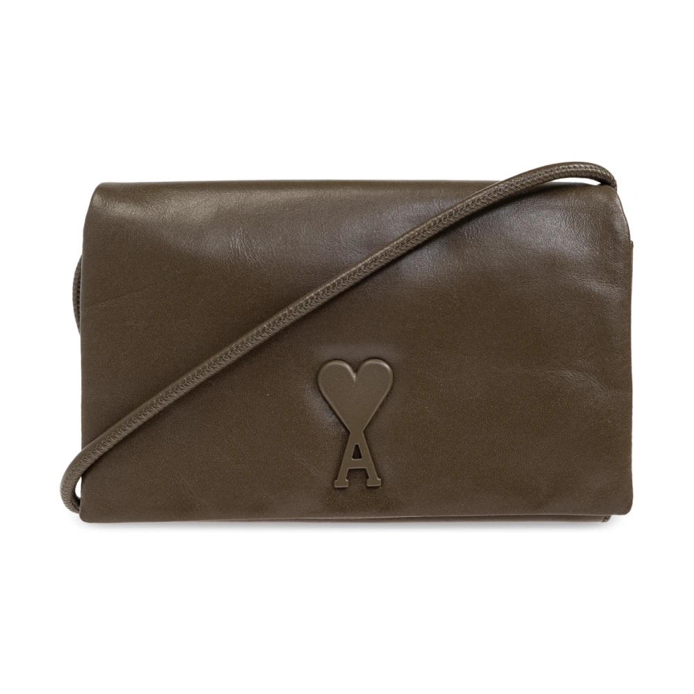 Ami Paris Voulez-Vous Portemonnee-riem Green Unisex