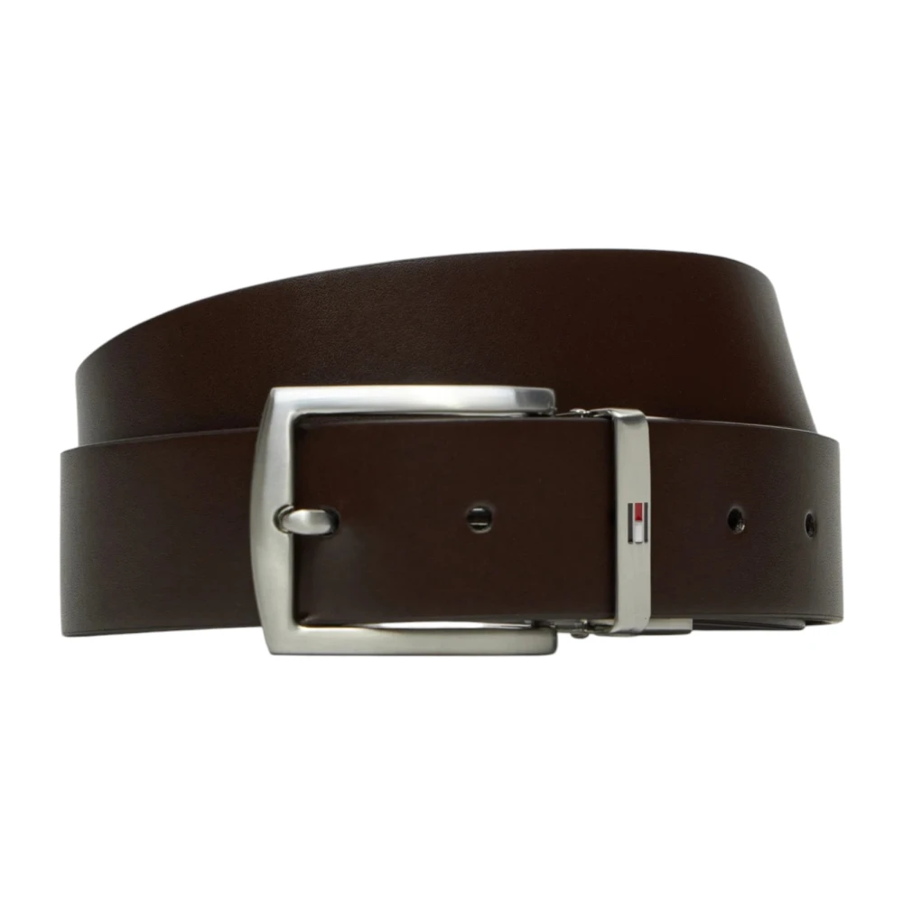 Tommy Hilfiger Leren Heren Lente Zomer Collectie Black Heren