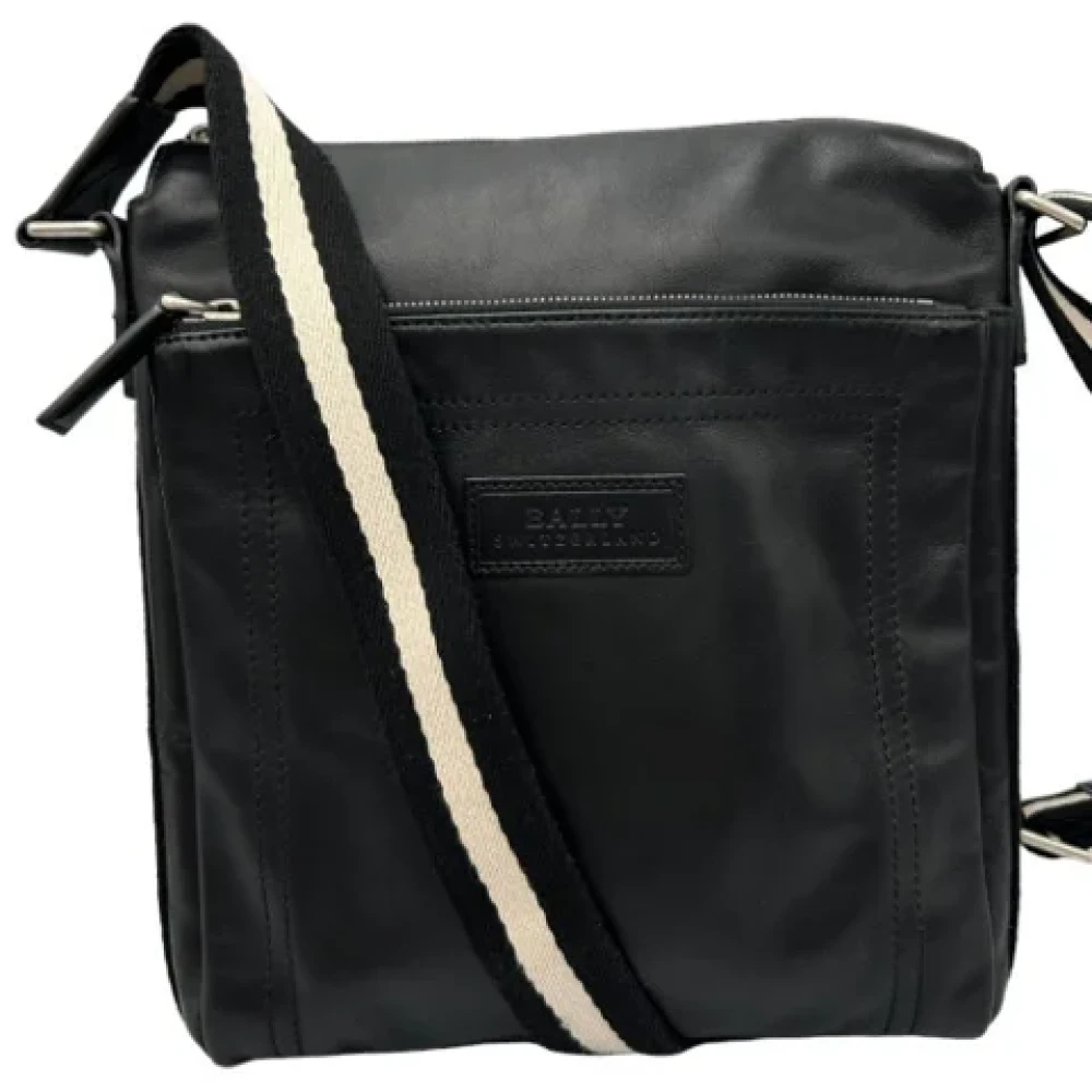 Bally Pre-owned Leather shoulder-bags Black Dames