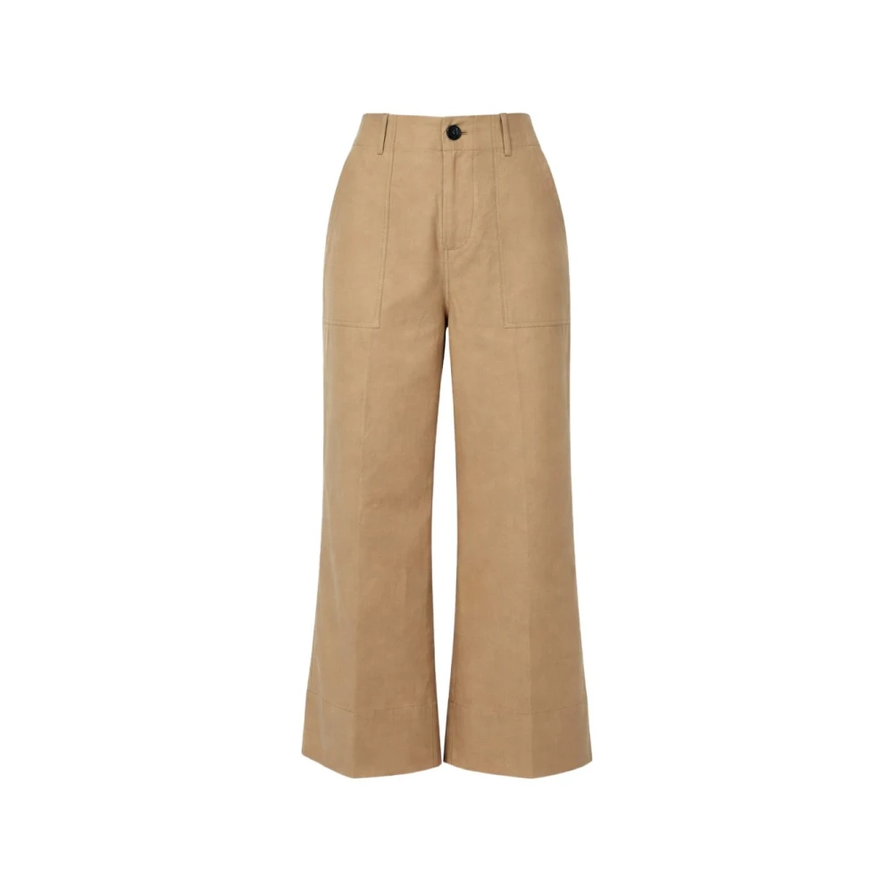 Liu Jo Women's Beige High-Waisted Trousers