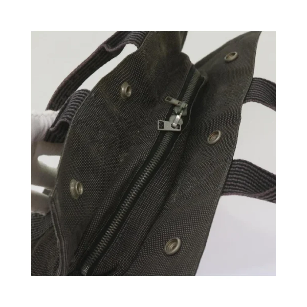 Hermès Vintage Pre-owned Cotton handbags Gray Dames
