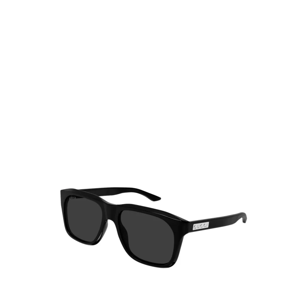Gucci Men's Black Sunglasses, 55 Mm, Square Frame Sunglasses