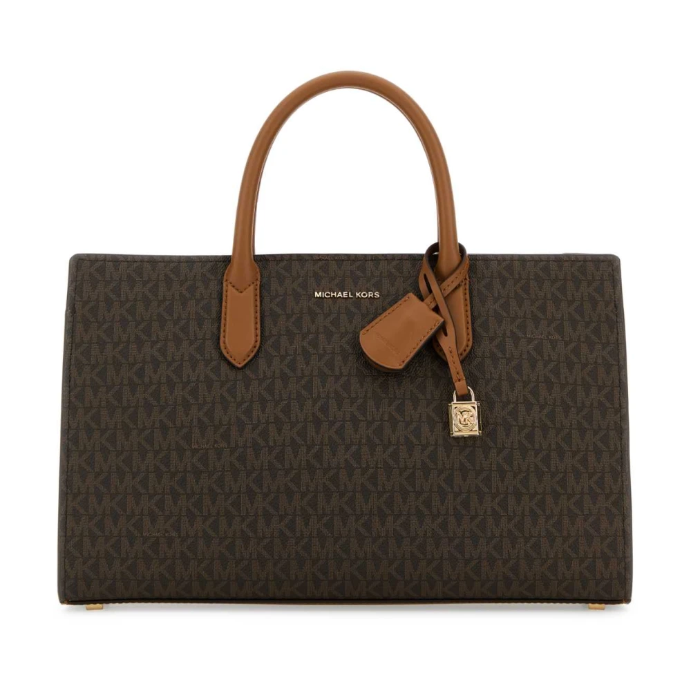 Michael Kors Scarlett Canvas Handtas Brown Dames
