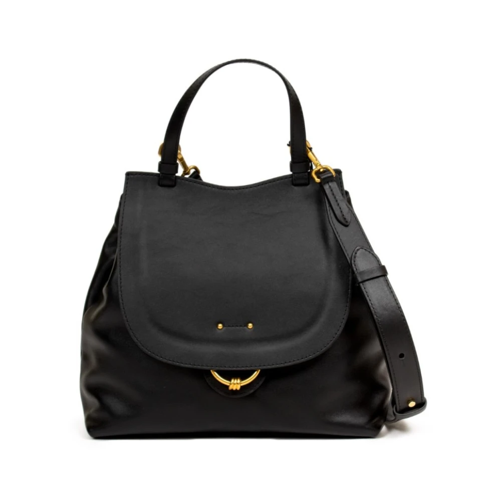 Gianni Chiarini Zwarte Handtas met Maxi Flap Black Dames
