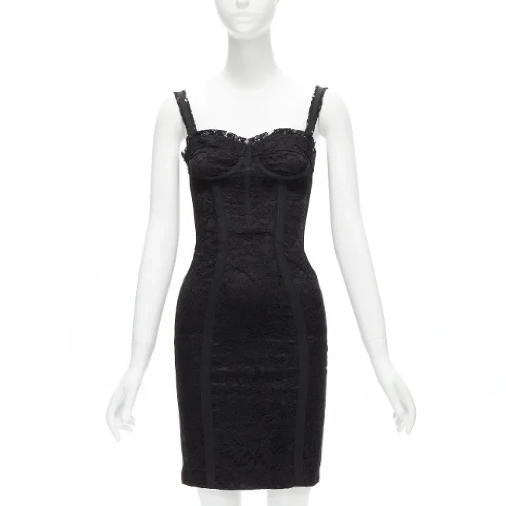 Dolce & Gabbana Pre-owned Fabric dresses Black Dames