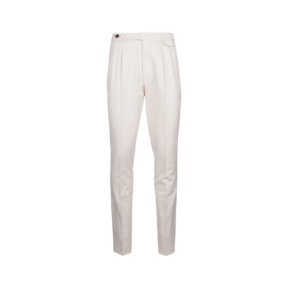 BRUNELLO CUCINELLI Stijlvolle Herenbroek White Heren