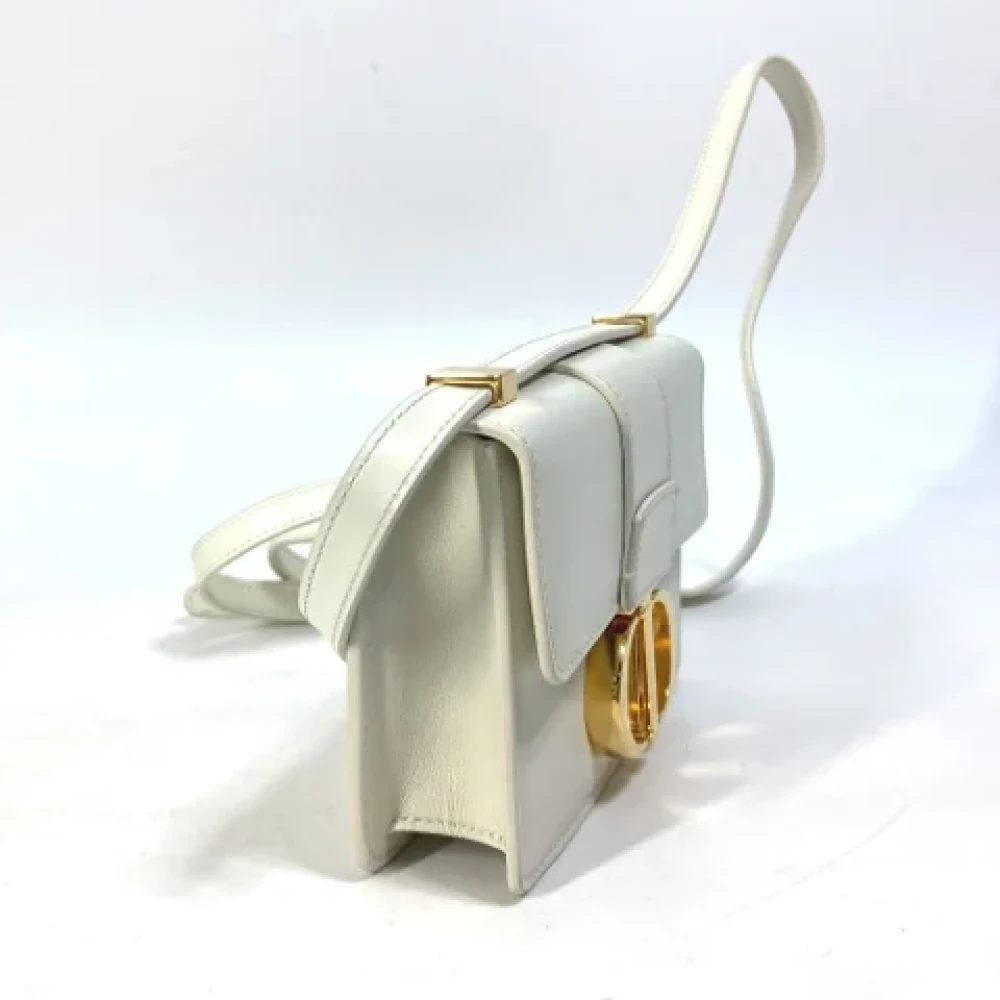 Dior Vintage Pre-owned Leather dior-bags White Dames