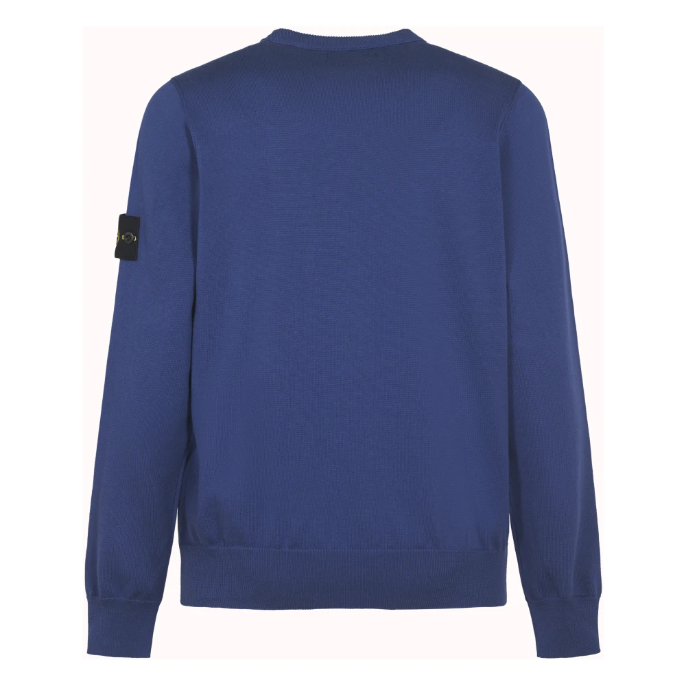 Stone Island Blauwe Sweaters voor Mannen Blue Heren