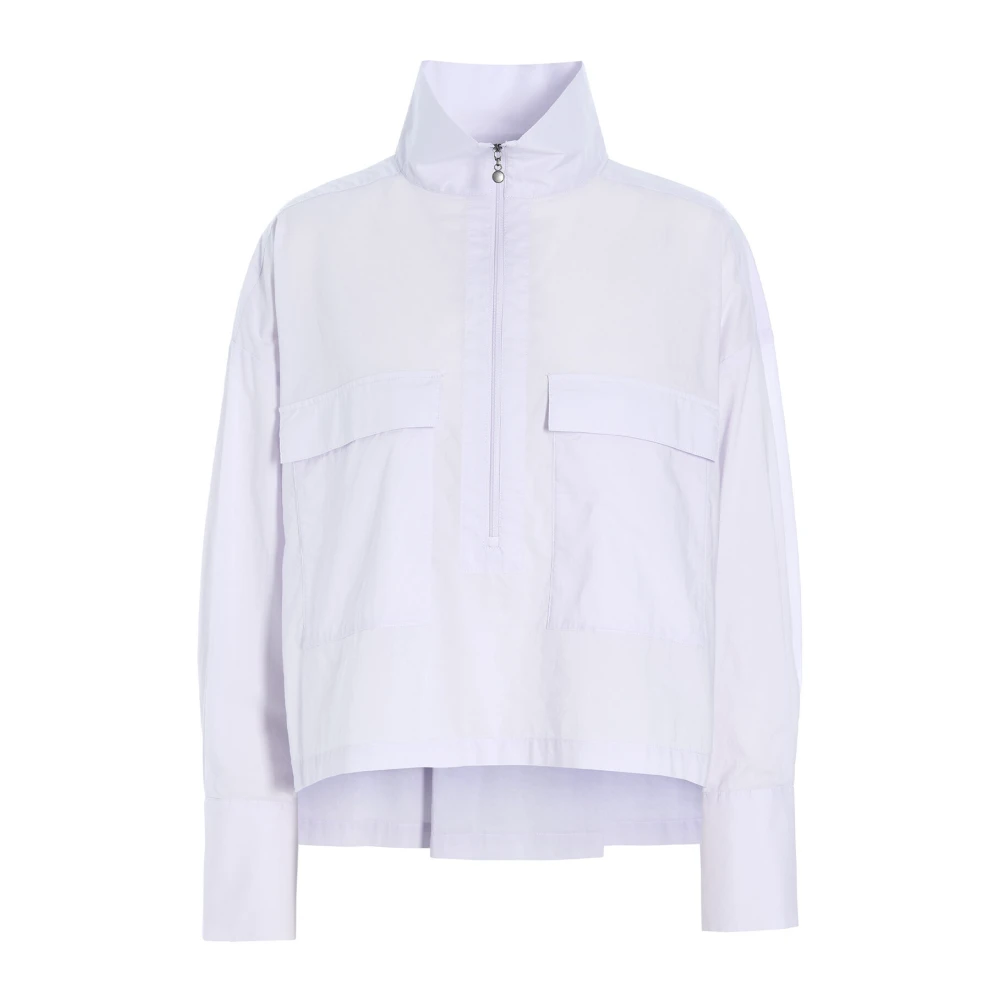 Bitte Kai Rand Core Cotton Rits Shirt Lavendel Water Purple Dames