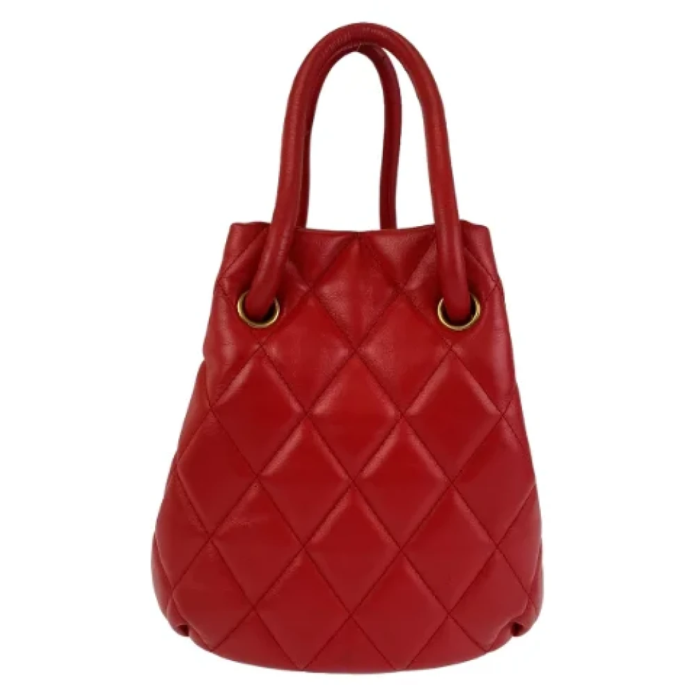Balenciaga Vintage Pre-owned Leather crossbody-bags Red Dames