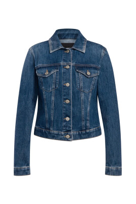 Your Wishes | Stretch denim jacket voor meisjes | Sky blue – Boetiek Blij ♥ Kids & Kado