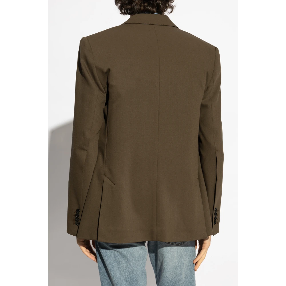 Ami Paris wollen blazer Green Heren