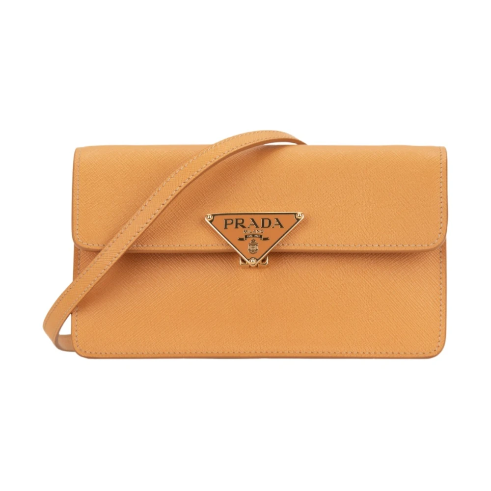 Prada Women's Orange Shoulder Bags - Shoulder Bags - One Size - Bags