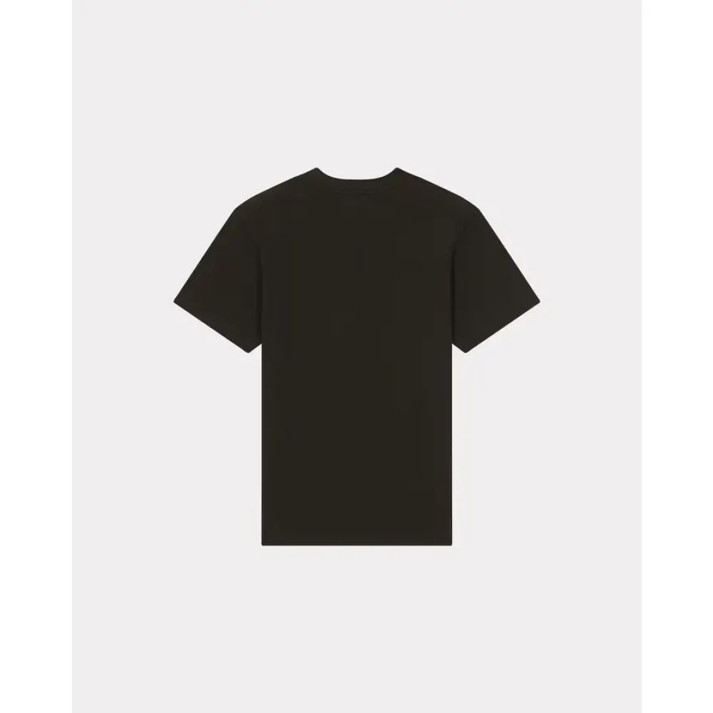 Kenzo Eiffeltoren Geborduurd Slim Fit T-shirt Black Heren