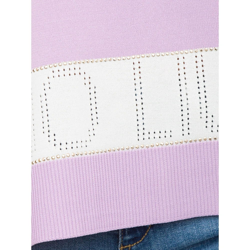 Liu Jo Gesloten Hals Lila Top Multicolor Dames