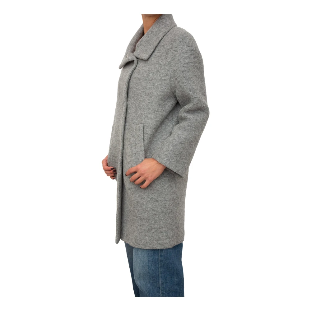 Liu Jo Grijze Jas voor Stijlvolle Look Gray Dames