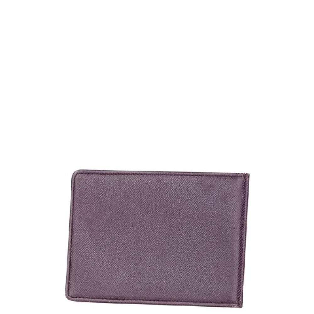 Louis Vuitton Vintage Pre-owned Leather wallets Purple Dames