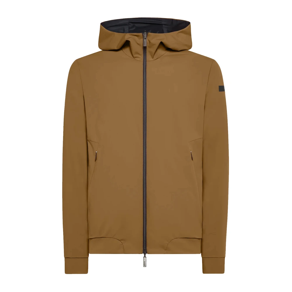 RRD Technische Dubbellaagse Jas met Capuchon Brown Heren