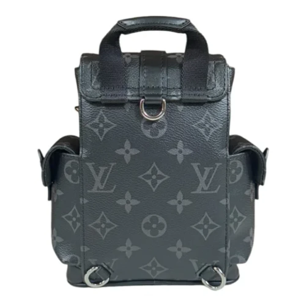 Louis Vuitton Vintage Pre-owned Canvas louis-vuitton-bags Black Dames