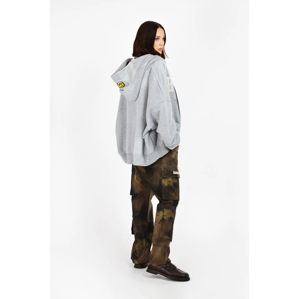 Barrow Hoodie met rits Gray Unisex