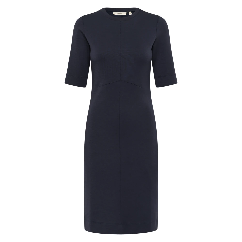 InWear Donkerblauwe Jurk Korte Mouw Blue Dames