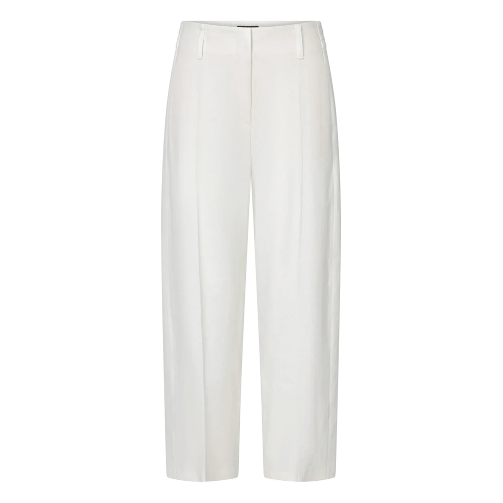 Windsor Women's White Cropped Trousers, M, Cropped Trousers