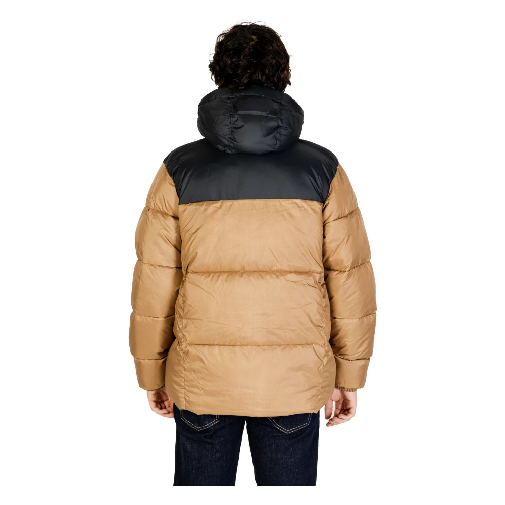 Columbia Hooded Jas Herfst Winter Collectie Mannen Beige Heren