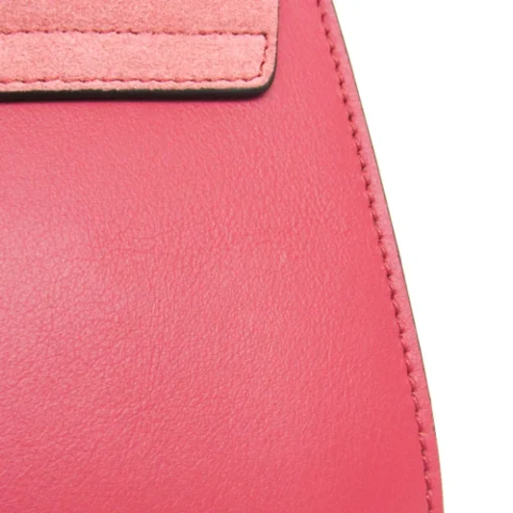 Chloé Pre-owned Leather shoulder-bags Pink Dames